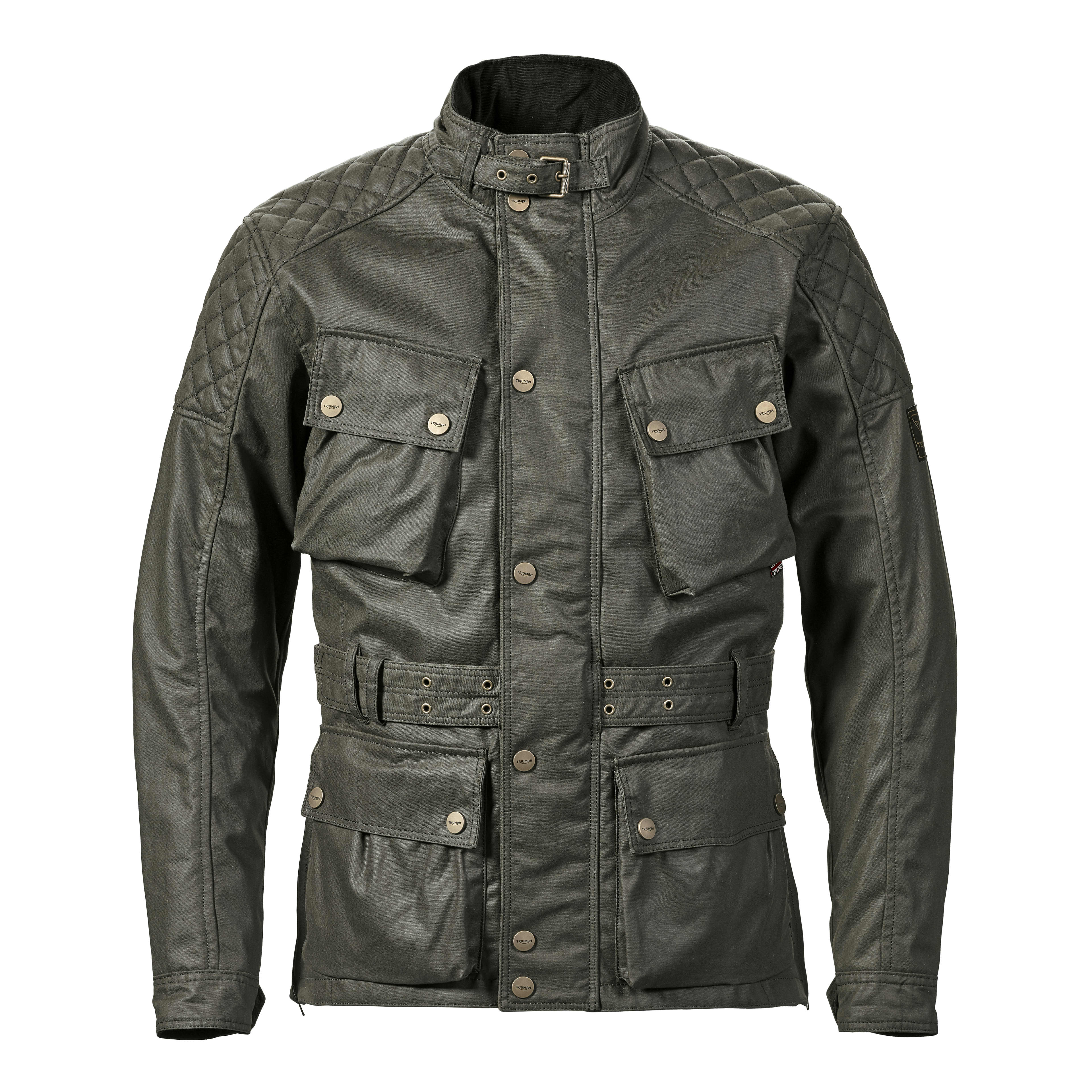 【CERRIC】WAXED HALF JACKET (KHAKI) Waxed Trucker Jacket | tophandher